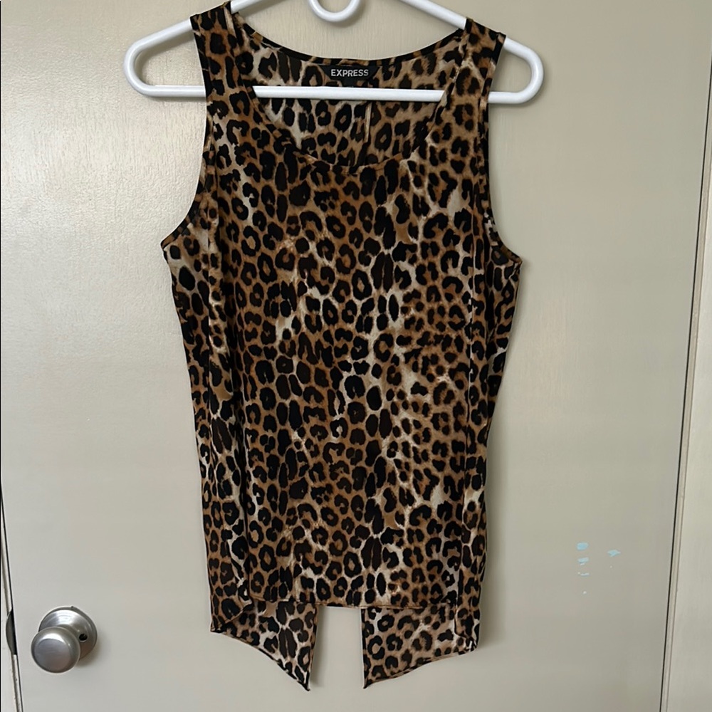 Express Leopard Print Women's Top